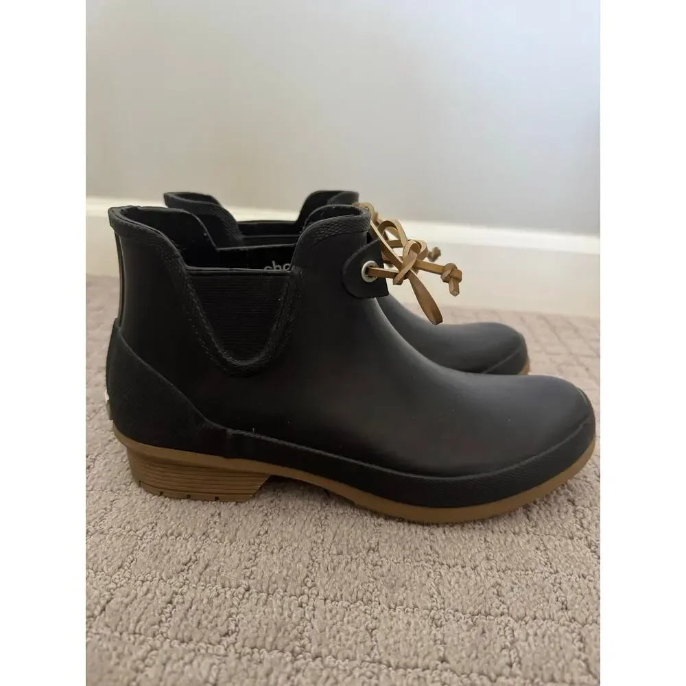 NWOB Women’s Chooka Downtown Rain Boot in Black SZ 7